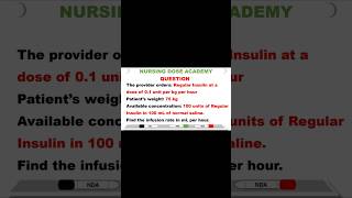 Insulin Drip Calculation Made Easy | DKA & Hyperglycemia | Step-by-Step IV Pump Math