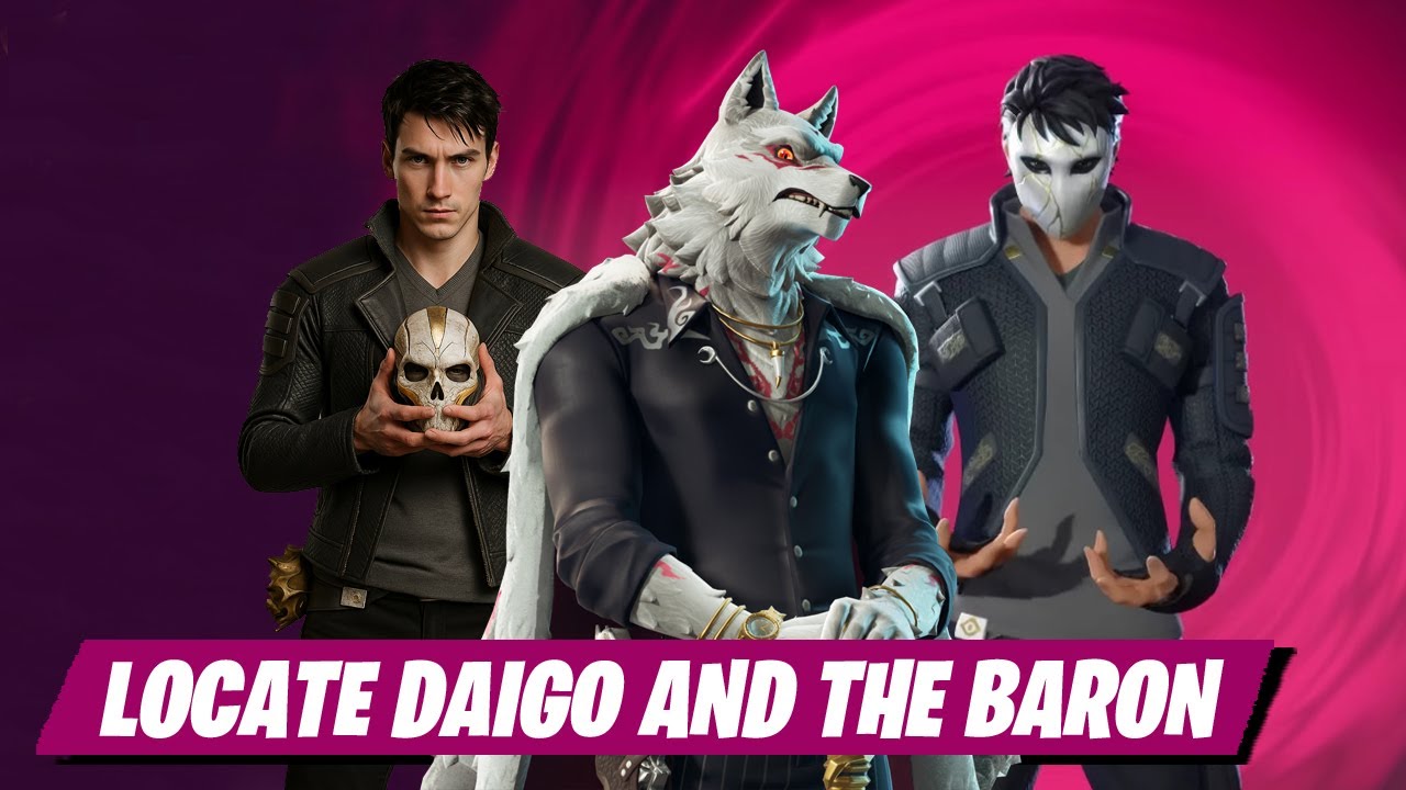 Locate Daigo and the Baron in Fortnite - YouTube
