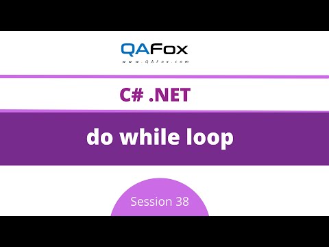 do while loop (C#.Net - Session 38)