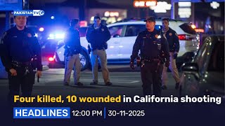 Four killed, 10 wounded in California shooting | PakistanTV