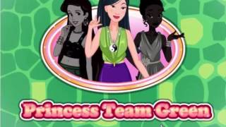 Princess Team Green :: Princess Tiana, Ariel, Jasmin :: Disney Princess Games screenshot 2