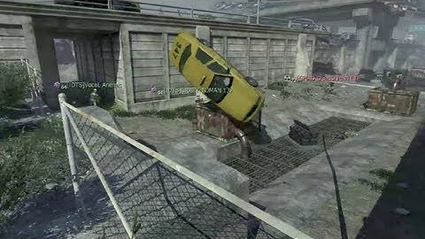 Throwing Taxis in MW3 (WTF MOMENT)