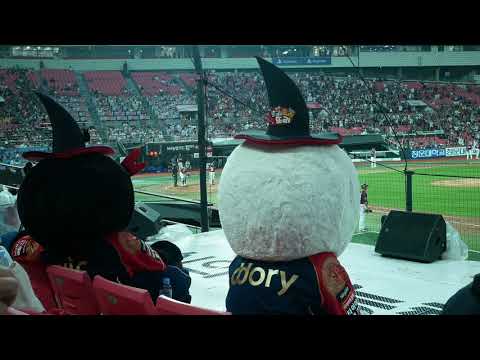 190914 노래에 맞춰 흔드는 또리, kt위즈 vs 키움