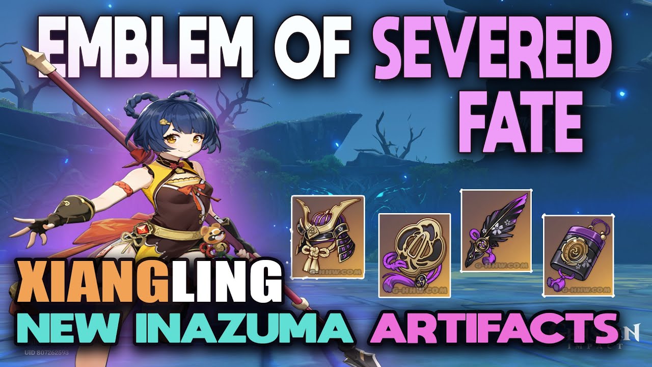 Xiangling Emblem of Severed fate 4 pc Support Burst Genshin impact