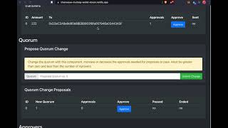 Chainwave Multisig Overview