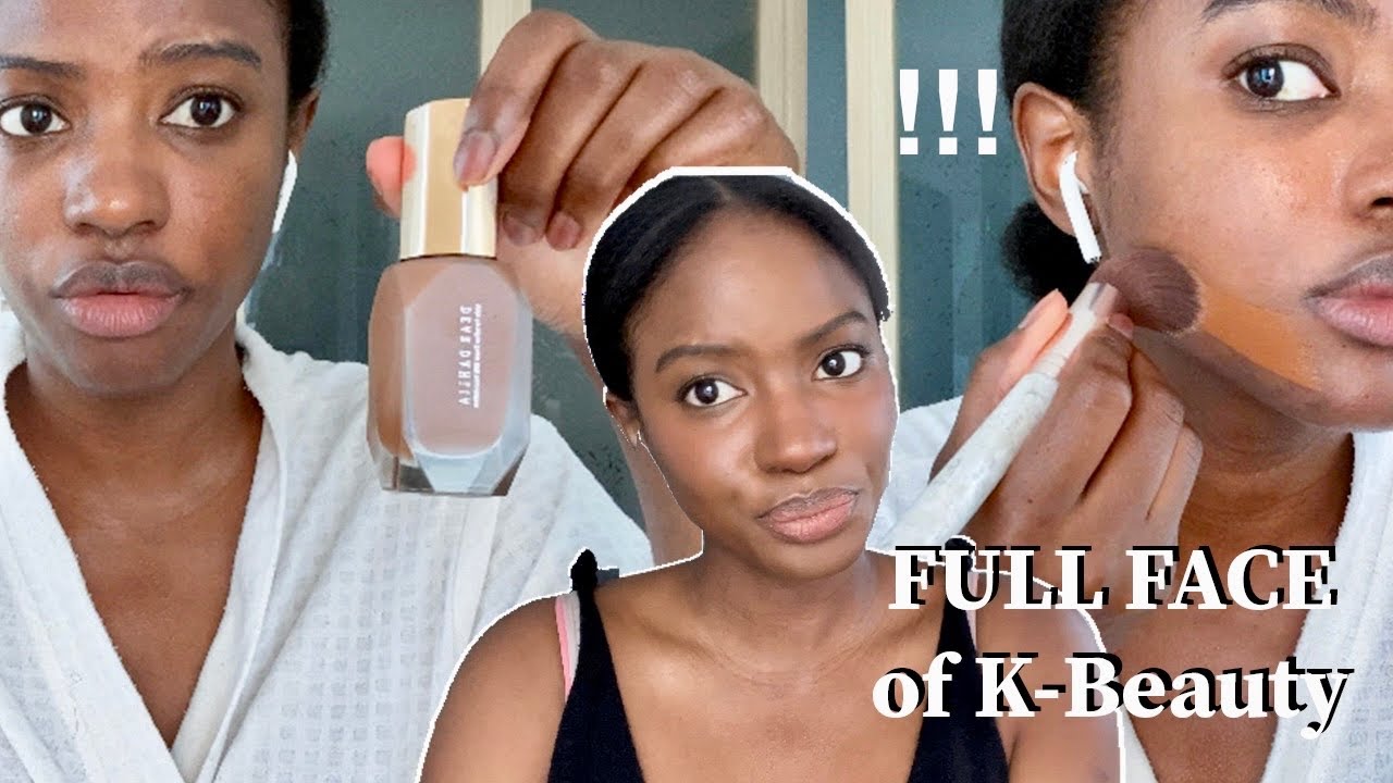 Best Kbeauty foundations for DARK SKIN GRWM YouTube