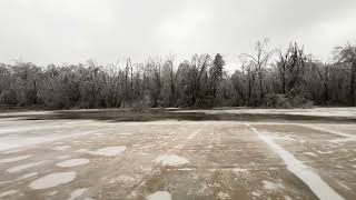 2026 Mississippi Ice Storm. Trees exploding in the aftermath