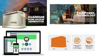 Generac Guardian Series Air-Cooled Standby Generator with Wi-Fi, Aluminum Enclosure