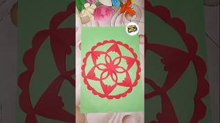 2 Easy flowers making idea with paper #ideanazzi #viralshort #craftlover #papercutting #craft