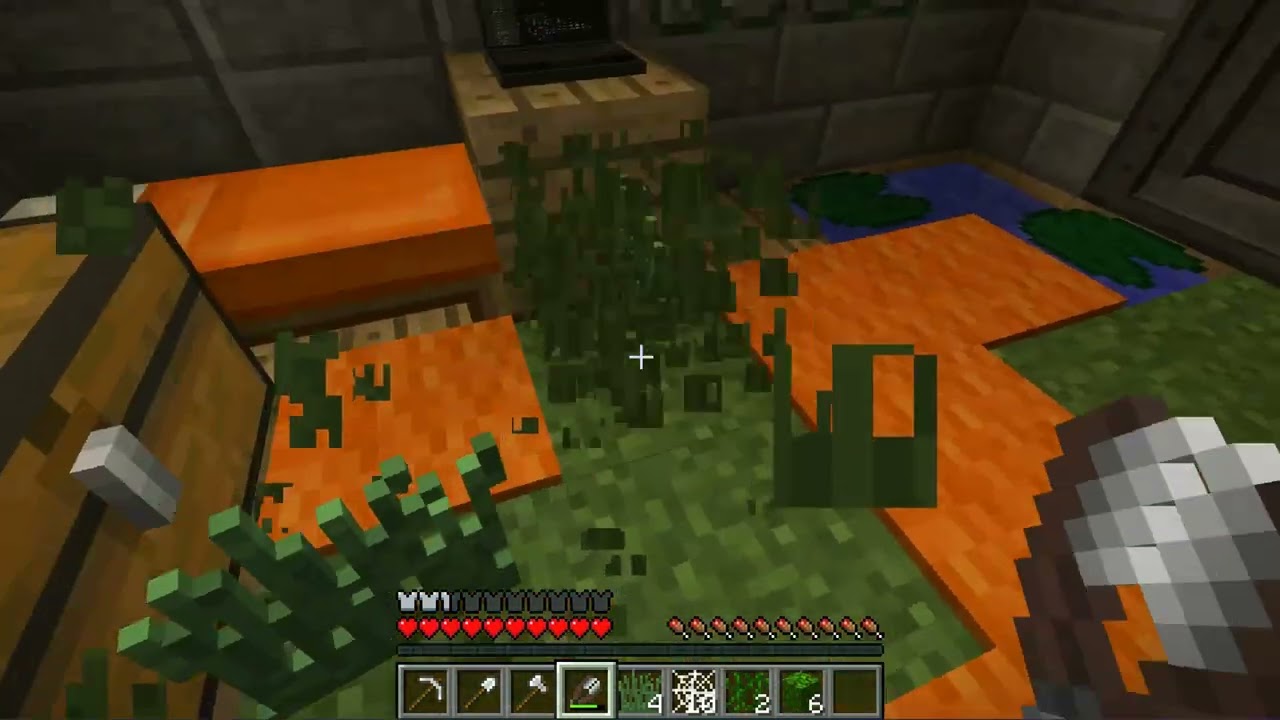 сегодня я нашёл секретный дом в minecraft