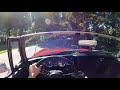 Time to slow down  1972 mg mgb roadster  pov drive  080