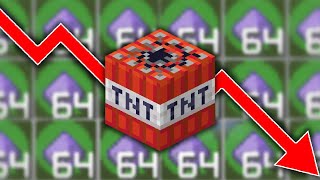 I Broke the Economy Crafting TNT (Hypixel Skyblock)