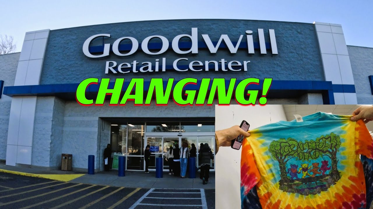 GOODWILL is Changing. Thrifting Vintage T-Shirts in the BINS!!!!