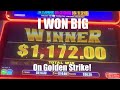  i turned a 10 bet into a 1200 win on golden strike preview from an upcoming