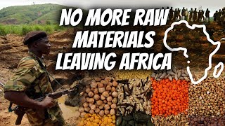 Africa Will Only Sell Processed Resources To Avoid Looting Of Natural Resources By The West