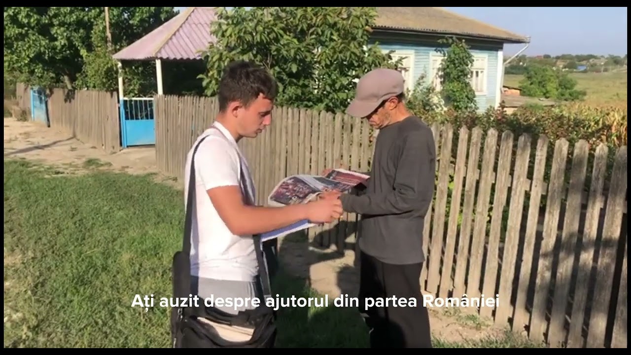 A doua parte a satului Cubolta din raionul Drochia