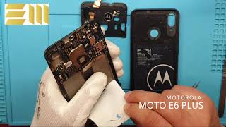 MOTO E6 PLUS rozoberanie (Disassembly), lcd and touch replacement