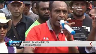 TUNTUT HAK POLITIK ORANG ASLI PAPUA BAWA PETI MATI KE DPRD PAPUA BARAT TUNTUT HAK POLITIK ORANG ASLI PAPUA BAWA PETI MATI KE DPRD PAPUA BARAT