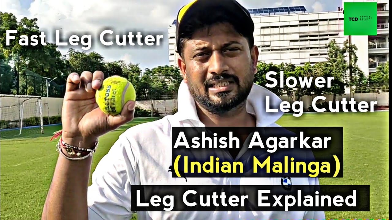 How to bowl leg Cutter in tennis cricket | Ashish Agarkar | #cricket ...