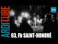Dîner Sciences Po 86 : 93 Faubourg Saint-Honoré | INA Arditube