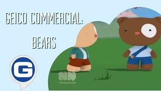 Geico Xtranormal Commercial  Bears  2011