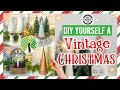 BUDGET FRIENDLY VINTAGE CHRISTMAS CRAFTS! | Dollar Tree CHRISTMAS DIYS
