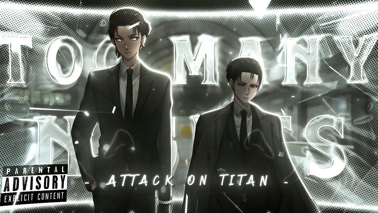 Attack on Titan AMV - Too Many Nights 🎶 | 4K Edit!