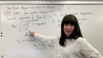 Jee Question 14 August 26, 2021 Root Mean Square Gas Speed