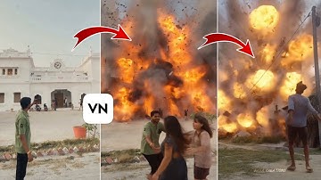 Trending Building Blast Video Editing In Vn App | Building Blast VFX Editing Kaise Banaye| Vn Edit