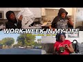 vlog: work week in my life while on my PERIOD 😩 | hauls, pre-birthday, 4/20 smoke sesh 💨 &amp; more!