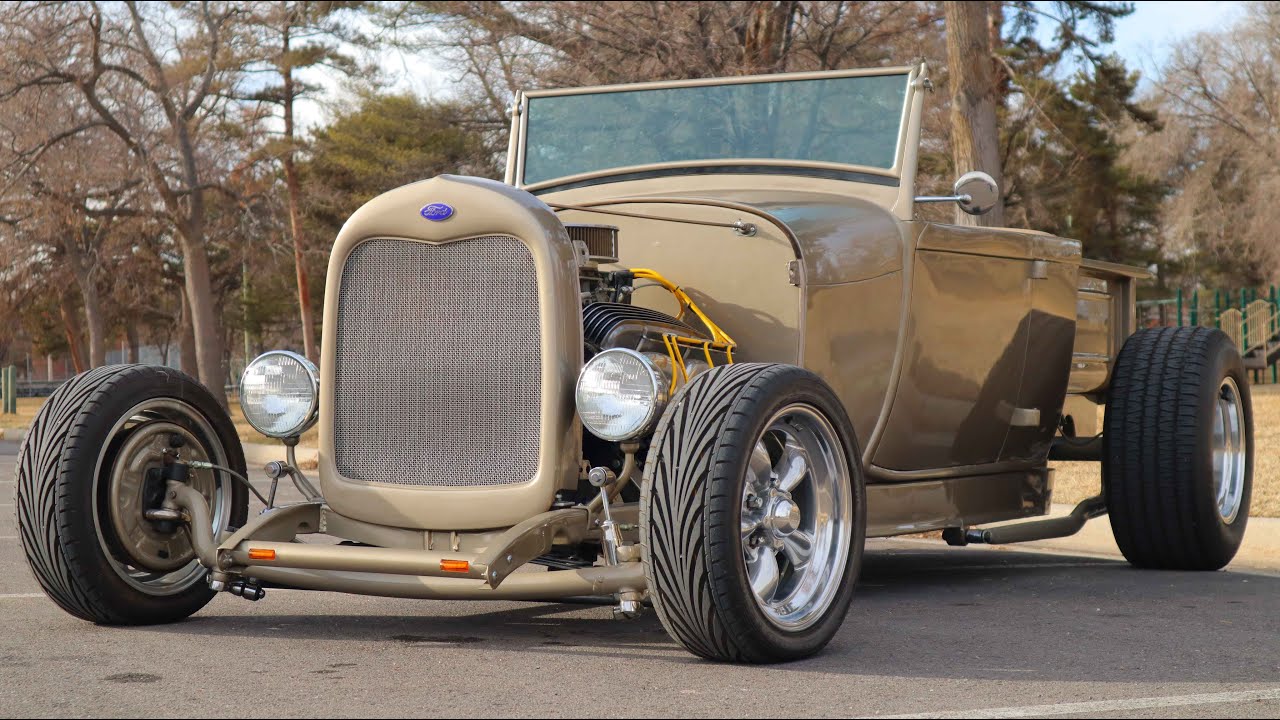 1929 Ford Model A Roadster Pickup Hot Rod - Demo & Walkaround