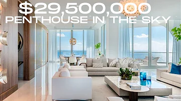HOUSE TOUR : A $29,500.000 Luxury Penthouse In Jade Signature MEGA MANSION In Miami |Carsa Cardeen