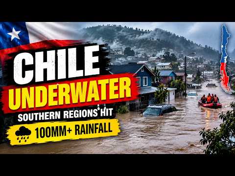 Chile Floods: 100mm+ Rain Triggers Flooding, Landslides Across South-Central Chile