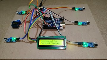 Arduino-Based Automated Car Parking System Using IR Sensors 🚗✨