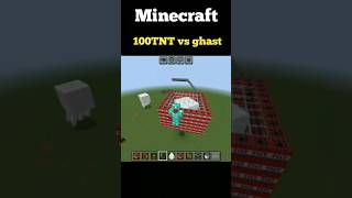 Minecraft 100tnt vs ghast #minecraft #gaming #viral