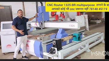 After installing CNC Router 1325-BR multipurpose you don