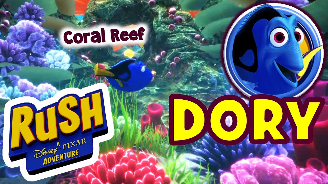 Finding Dory World (DORY) Coral Reef - Rush A DisneyPixar Adventure NO COMMENTARY WALKTHROUGH
