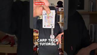 CRAZY CARD TRICK TUTORIAL #tricks #foryou #magic