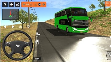 2025 new coach bus simulator 💥 || indonesia bus simulator part-85 #bus #game #simulator #comman 