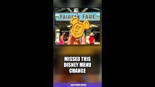Disney World's Menu Website Just Changed and You Might Not Notice #Shorts #Disney
