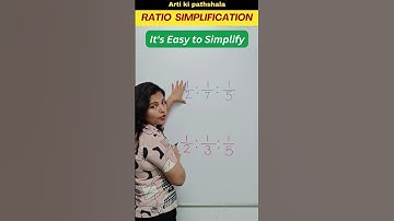 🧐How To Find Ratio Of Fractions/ Ratio Simplification/ Ratio & Proportion #ytshorts #artikipathshala