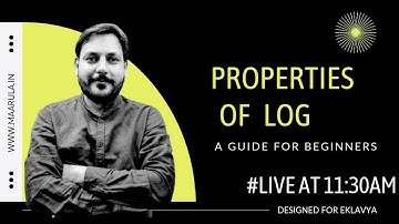 LOGARITHMS | FUNDAMENTAL CONCEPT | BEGINNERS | PRACTICE QUESTION CLASSROOM #nimcet #jee #mca #nda