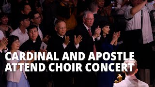 Cardinal and Elder Andersen Enjoy Sacred Choir Concert