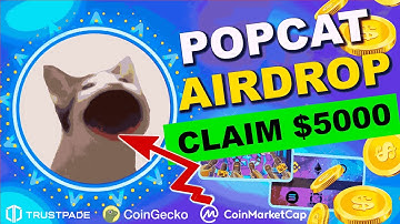 Popcat (POPCAT) AIRDROP $5000 | Solana’s Loudest Meme Token Goes Viral 😼📢