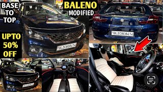 Baleno Modification With Price🔥Baleno Modified Base To Top😍#balenomodified