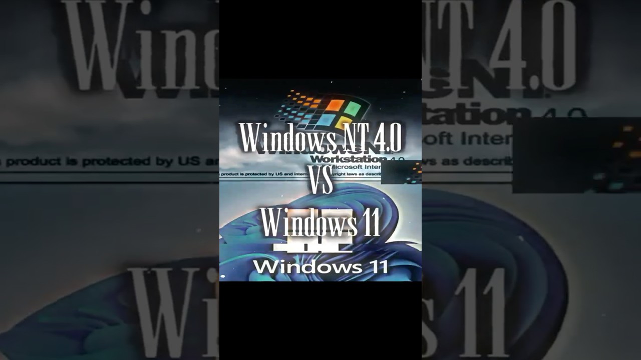 Windows 11 vs Windows NT 4.0 (Joke Edit!)