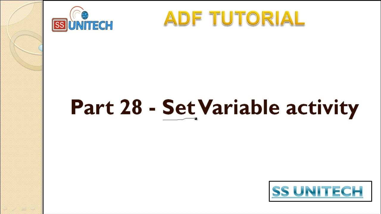 set variables in azure data factory | ADF tutorial part 27 - YouTube