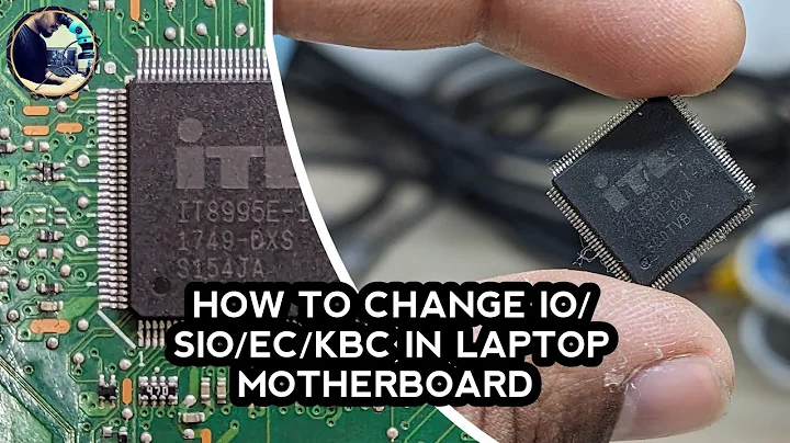 How to Change IO/SIO/EC/KBC in laptop motherboard | Easy and fast way