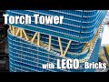 Building the Tallest Building in Japan with LEGO Bricks (Torch Tower)
