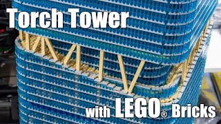 Building the Tallest Building in Japan with LEGO Bricks (Torch Tower)